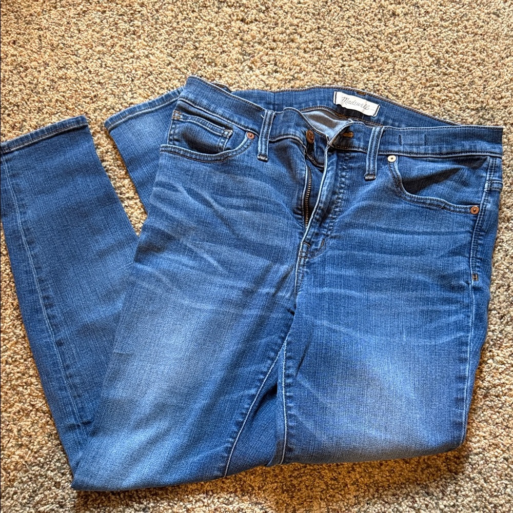 Madewell Women's 9” Classic Blue Skinny Jeans